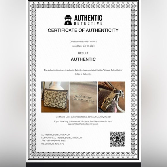 Celine Horse Carriage Vintage Clutch (with COA) - Picture 12 of 12